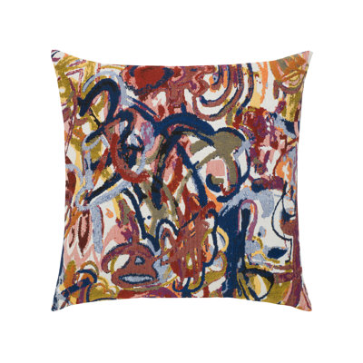 Graffiti Outdoor Square Sunbrella® Pillow Cover & Insert
