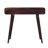 Curved California Walnut Valletta