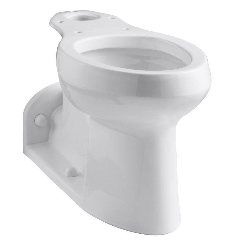 Cuvette de toilette allongée 1,0 gpf (eau économe) (siège non inclus) Barrington, Blanc