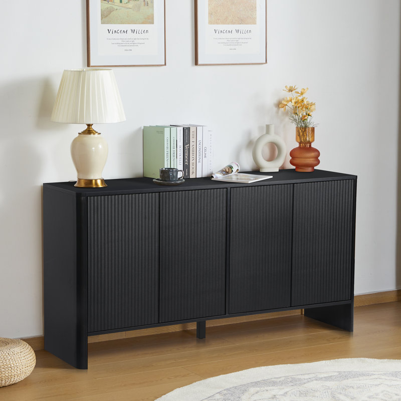 Buffet Eriha 57,87 ", Noir, noir, noir, noir