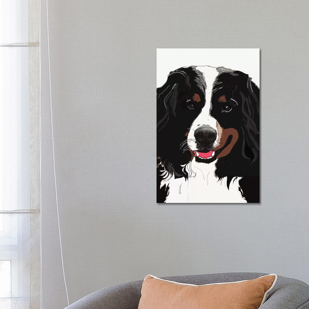 Berner Sennenhund I von Sketch And Paws - Gallery-Wrapped Canvas Giclée on Canvas