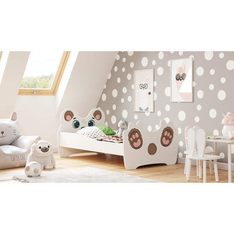 Teddy Bear children's bed, European Toddler (80 x 160cm)