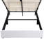 Lit plateforme tapissier avec système de rangement-16271205-16271204