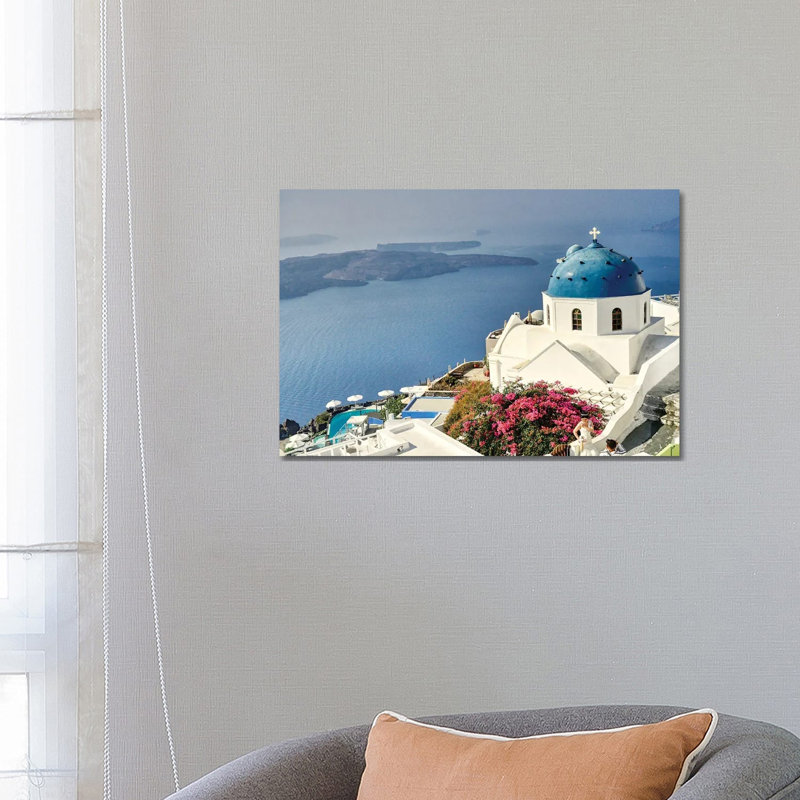 Santorini by Zoe Schumacher - Wrapped Canvas Print, 66.04 cm H x 45.72 cm W x 1.91 cm D