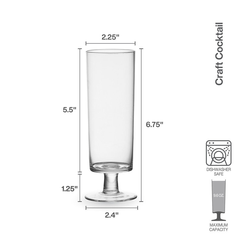Craft Cocktail 9.5 oz. Spritzer Cocktail Glasses