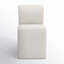 Chaise rembourrée avec roulettes Mendy-98676090