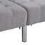 Canapé-lit Canapé-lit convertible gris clair pliable