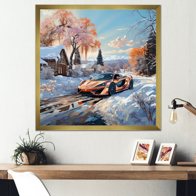 " Exotic Car Charm In Winter I "