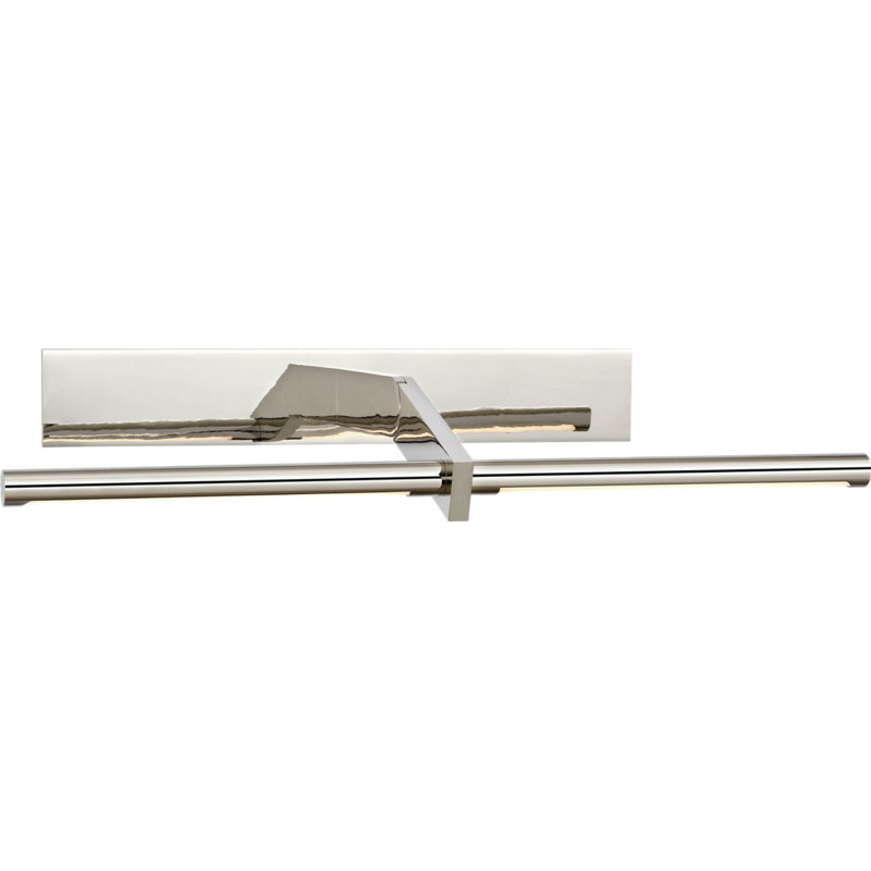 Axis Pivoting Library Light, 3" H x 24.5" W x 13.25" D, Polished Nickel