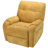 Modern Chenille Swivel Rocking Yellow Recliner-591923568