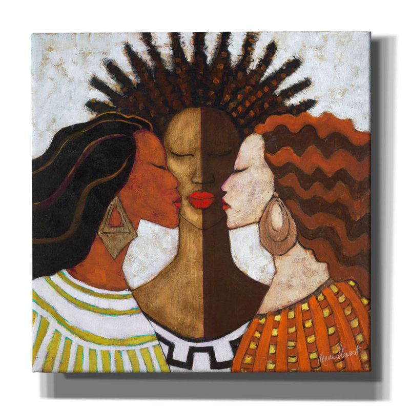 Chaque femme par Monica Stewart, H 12 po x l 12 po x P 0,75 po