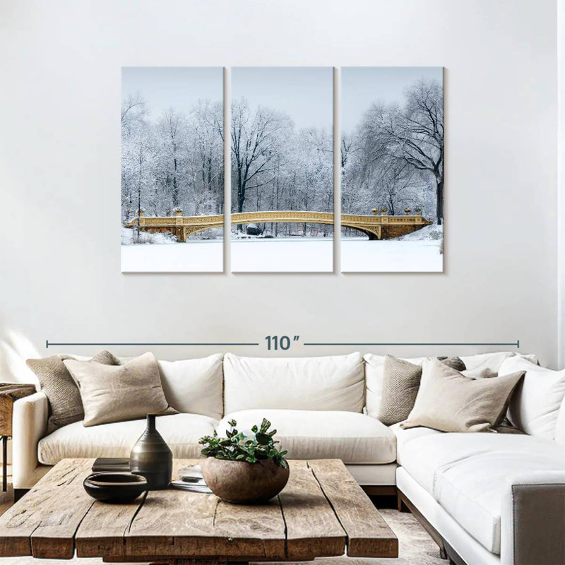 Lilie Bow Bridge, 48" H x 74" W