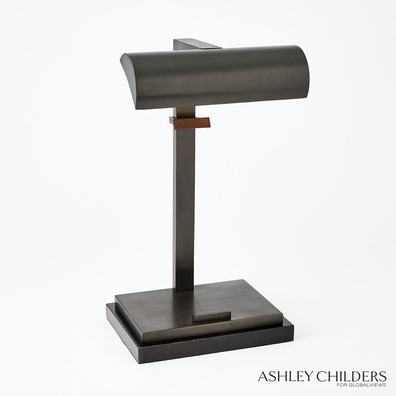 Tabletop Easel Lamp, Black