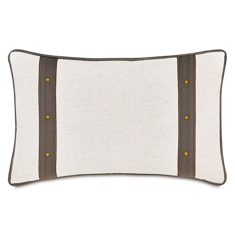 River Nailheads Decorative Pillow