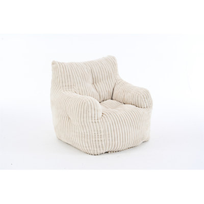 Bean Bag Chairs For Adults Oversize Bean Bag Sofa Chair With High Density Memory Foam Bean Bag Chair Lazy Chair With Armrest by Trule