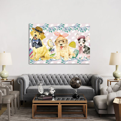 Collection de pâques de Pâques «D» par Melissa Wang - peinture sur toile tendue