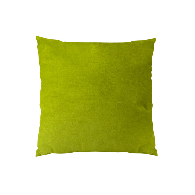 Pistachio Love Cotton Reversible Throw Pillow, Square, 20" H x 20" W, Down Blend