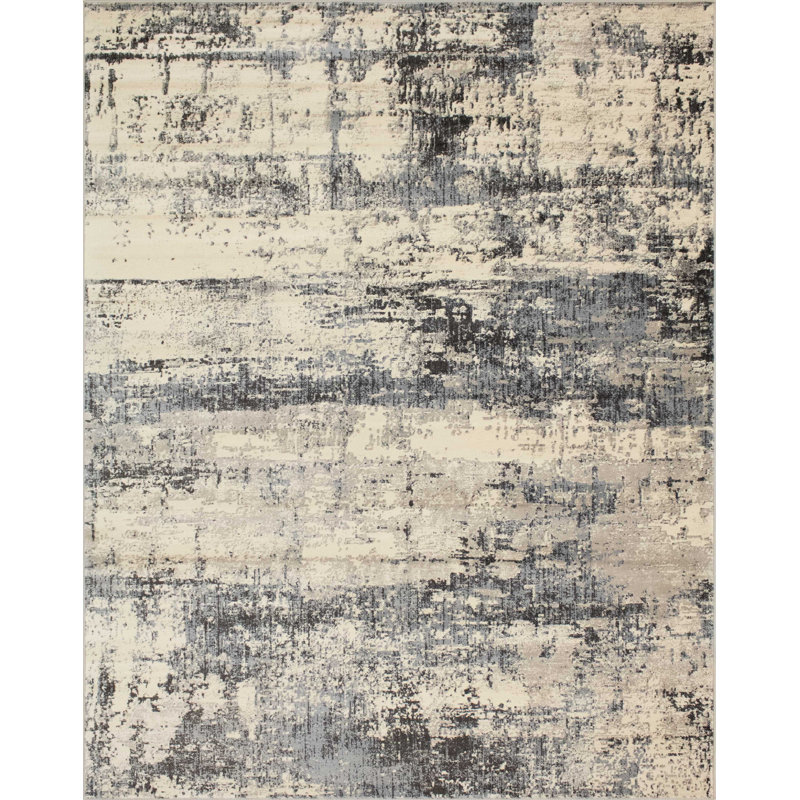 Kelson Abstract Indoor Rug, Rectangle 4'3" x 6'