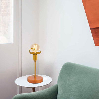 Lampe de table en métal Abdimalik