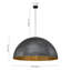Industrial Oversized Large Metal Dome Pendant-1110605130-1087738447-1103041855