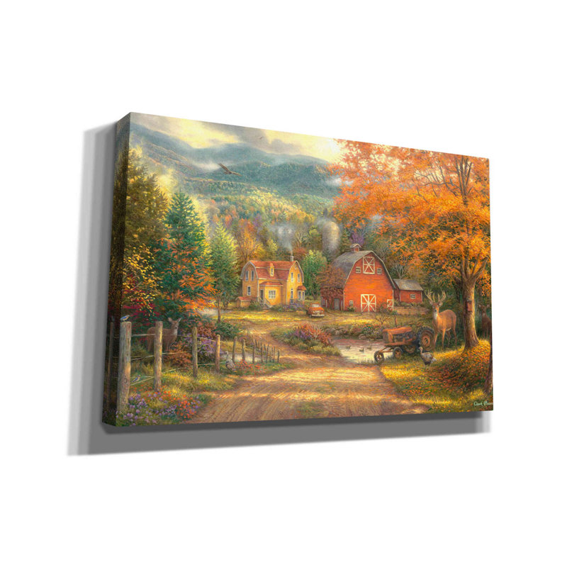«Country Roads Take Me Home» par Chuck Pinson - impression sur toile tendue, L 60 po x H 40 po