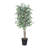 Ficus artificiel en pot de style panier