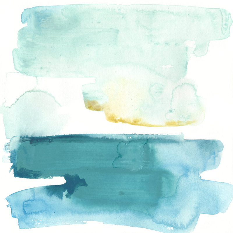 «Liquid Shoreline VII», peinture sur toile, H 36 po x l 36 po