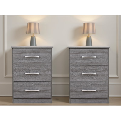 Ottawa Gray Nightstand Set Of 2