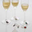 6 Piece Jeweled Wine Charm Set