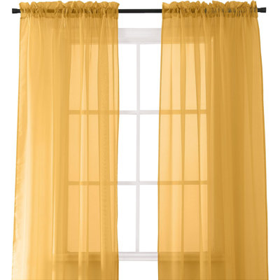 Yaelle Semi Sheer Curtain Pair