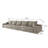168" Cloud Sectional Couch,Modern Modular Sofa with Deep Seat-64929477