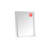 Carlota 34'' Free Standing Single Bathroom Vanity with Ceramic Top with Mirror