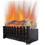 Foyer électrique encastrable pour foyer électrique de 20 pouces, appareil de chauffage pour espaces intérieurs, appareil double, chauffage 1400W, 5000 's, 400 pieds carrés Pi. Couverture, flamme réaliste avec 4 niveaux de luminosité, 1 à 9 heures, 11