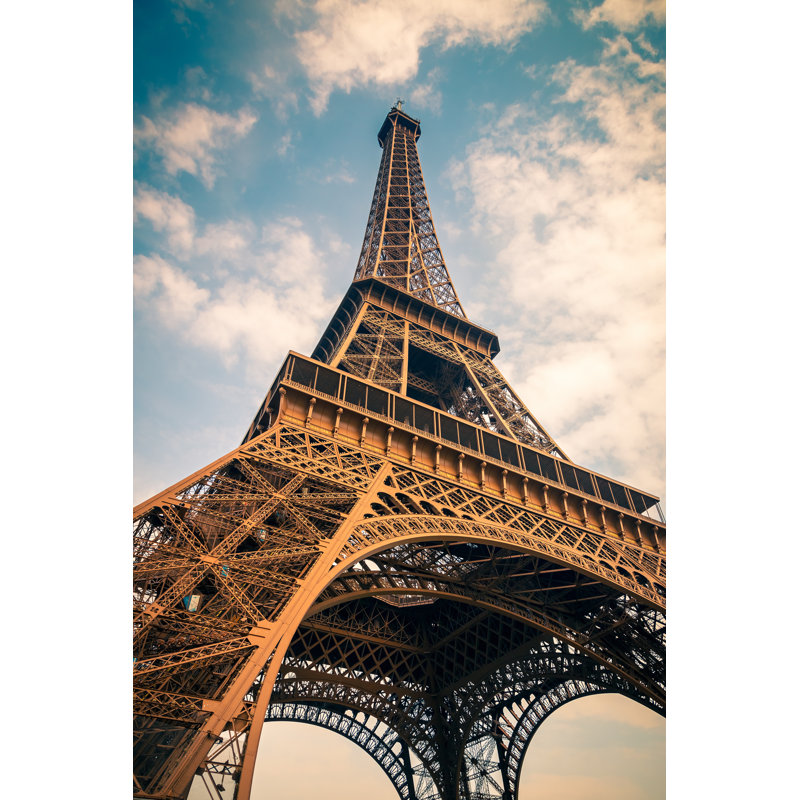 Eiffel Tower by Sborisov - Wrapped Canvas Print, 46cm H x 30cm W