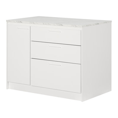 Myro Kitchen Island With Door And Drawers