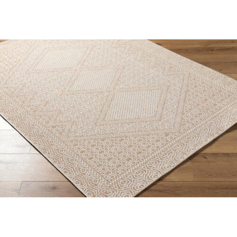 Markevis Machine Woven Area Rug, Rectangle 6'6" x 9'