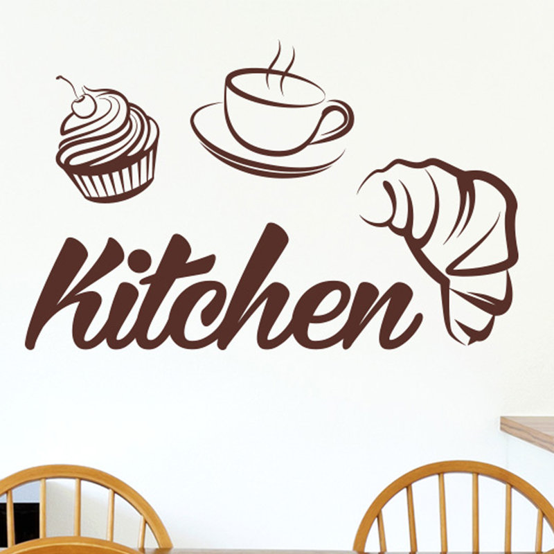Food & Beverage Wall Decal, Brown