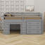 Loft Bed With Drawers And Shelf-106488093