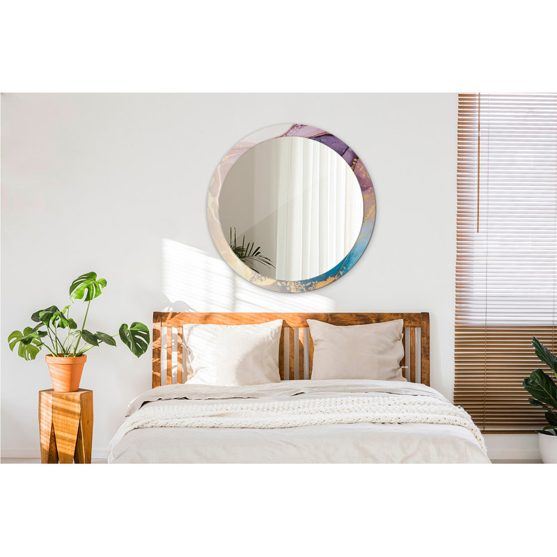 Huldar Glass Flat Wall Mirror