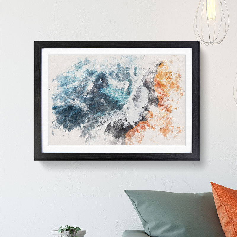 Snaefellsnes Coast in Iceland - Picture Frame Graphic Art Print, Black Framed, 24cm H x 33cm W x 2cm D