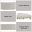 Chaise d'appoint en lin et champagne