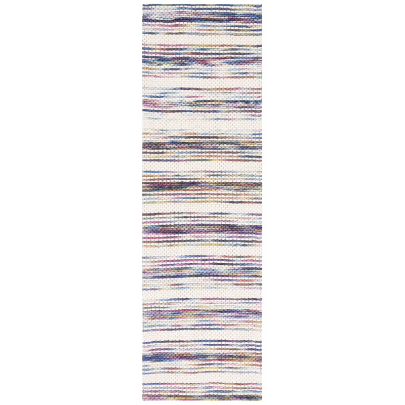 Karbach Hand Loomed Performance Striped Rug, Runner 2'3" x 8'