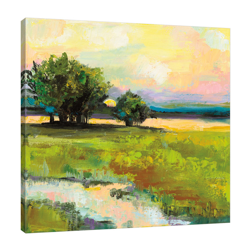 «Weekapaug Inn» par Jeanette Vertentes - peinture sur toile tendue, H 48 po x l 48 po x P 1,5 po