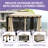 Soft Roof Gazebos Steel Patio Gazebo-110476029