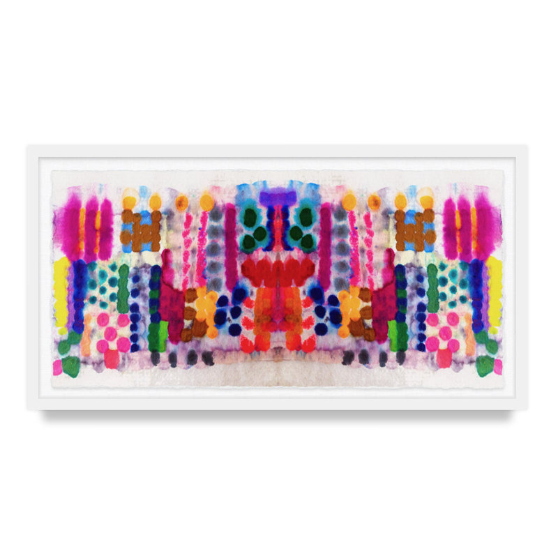 Color Tradition By Kristi Kohut, 35" H x 72" W, White Wood