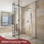 Système de douche complet pour salle de bain avec douche à jet 3 réglages, robinet de douche avec barre de glissement Summerain-113055988