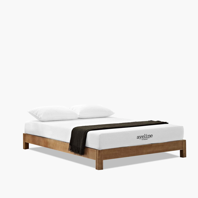 SereneDream 12" Queen Gel Memory Foam Mattress in White