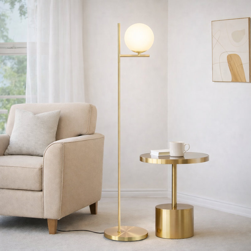 Yerang 150cm Tree Floor Lamp Globe glass Shade