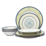 Noritake Menorca Palace 12-Piece Dinnerware Set, Service for 4