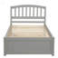 Base de lit simple avec lit gigogne en bois-403940183